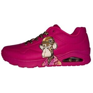 Skechers Dr. Bombay Mens 11.5 Snoop Dogg Pink Fashion Lifestyle Sneakers New